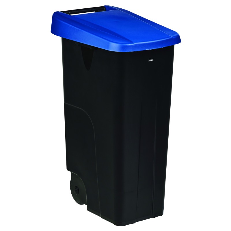 Poubelle 110L mobile couvercle plein MOVATRI GREEN