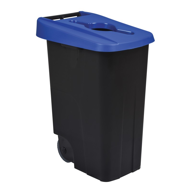 Poubelle 85L mobile ouverture calibrée MOVATRI GREEN