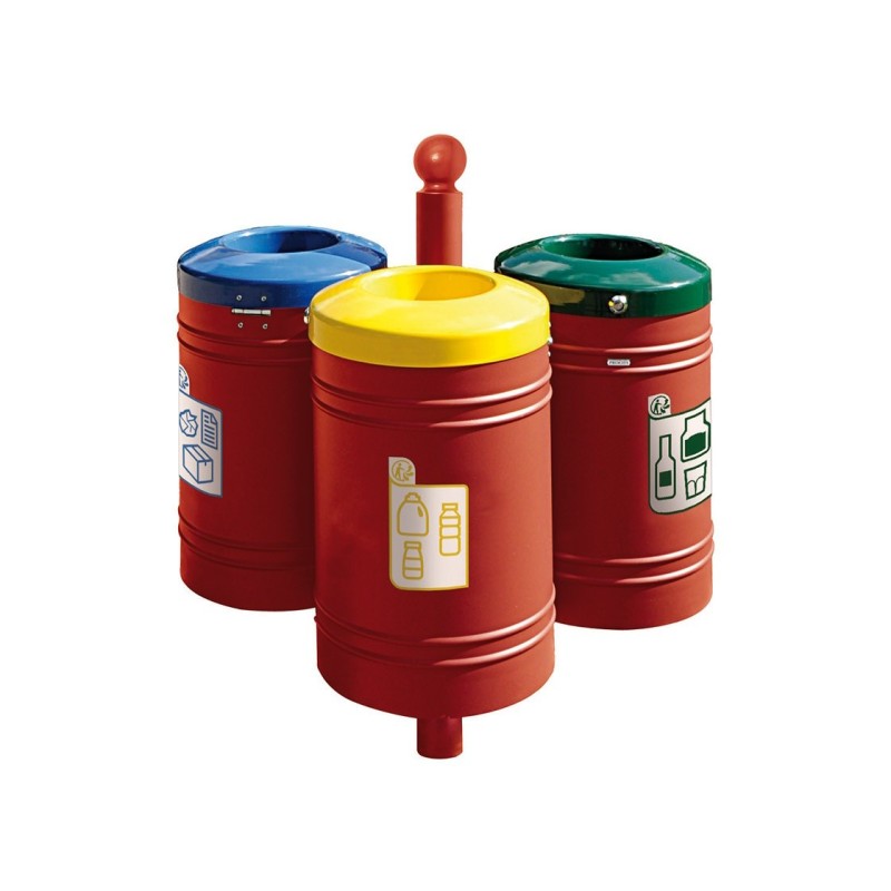 Corbeille Guyenne pour tri sélectif Boule 40 litres