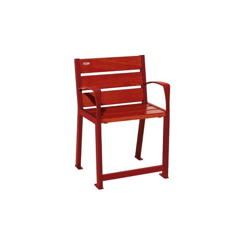 Fauteuil bois et acier Silaos® spécial sénior