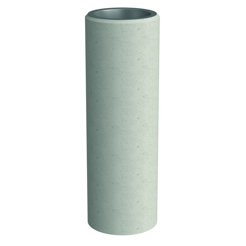 Cendrier en béton avec coupelle acier 0,15L ONYX