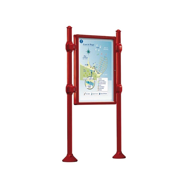 Panneau-vitrines d'information Agora