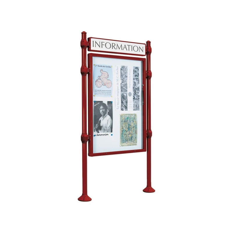 Panneau-vitrines d'information Agora