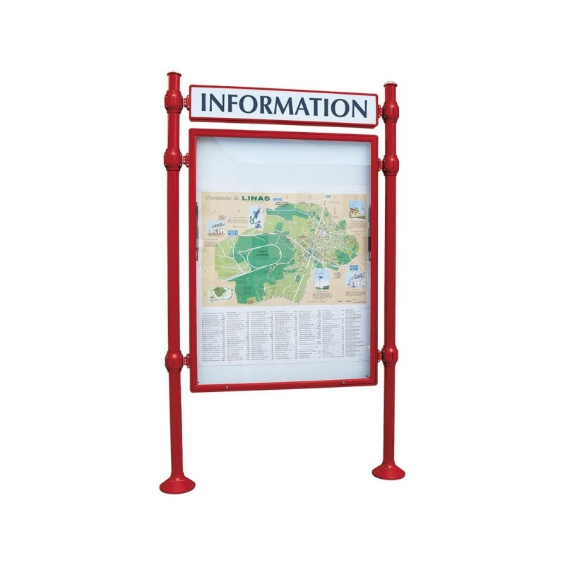 Panneau-vitrines d'information Agora