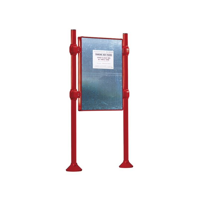 Panneau d'affichage libre Inox brossé