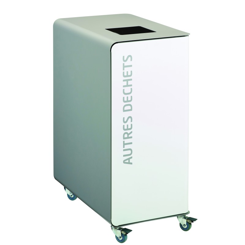 Borne de tri support sac 90L mobile CUBATRI