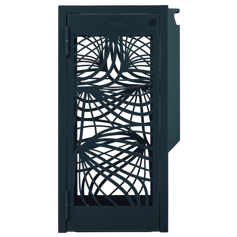 Corbeille 110L vigipirate avec cendrier 3L BELLA