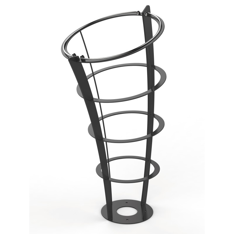 Corbeille 110L vigipirate ELICE PREMIUM