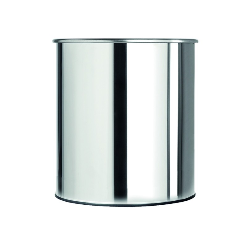 Corbeille à papier en inox 15L PAPEA