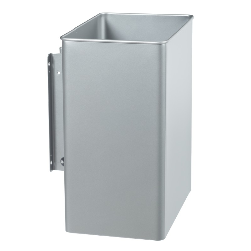 Corbeille murale rectangulaire 27L pivotante TOURNY