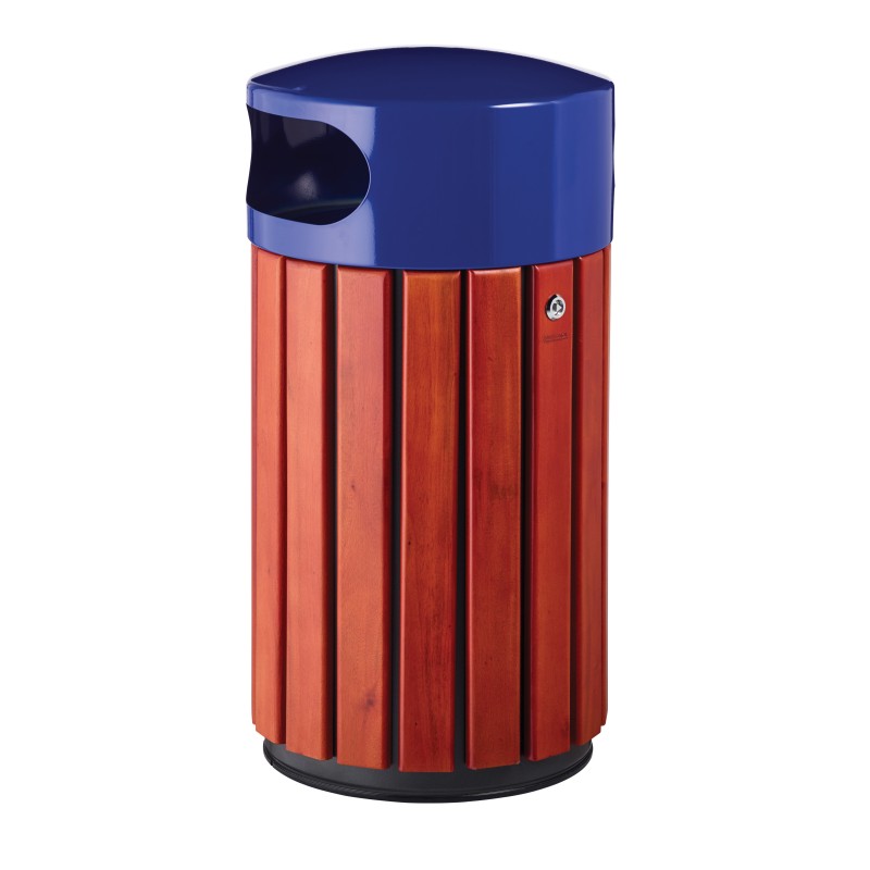 Corbeille ouverture frontale 40L ZENO BOIS
