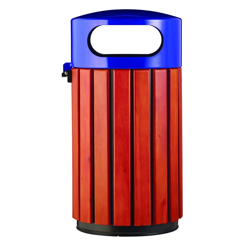 Corbeille ouverture frontale 40L ZENO BOIS