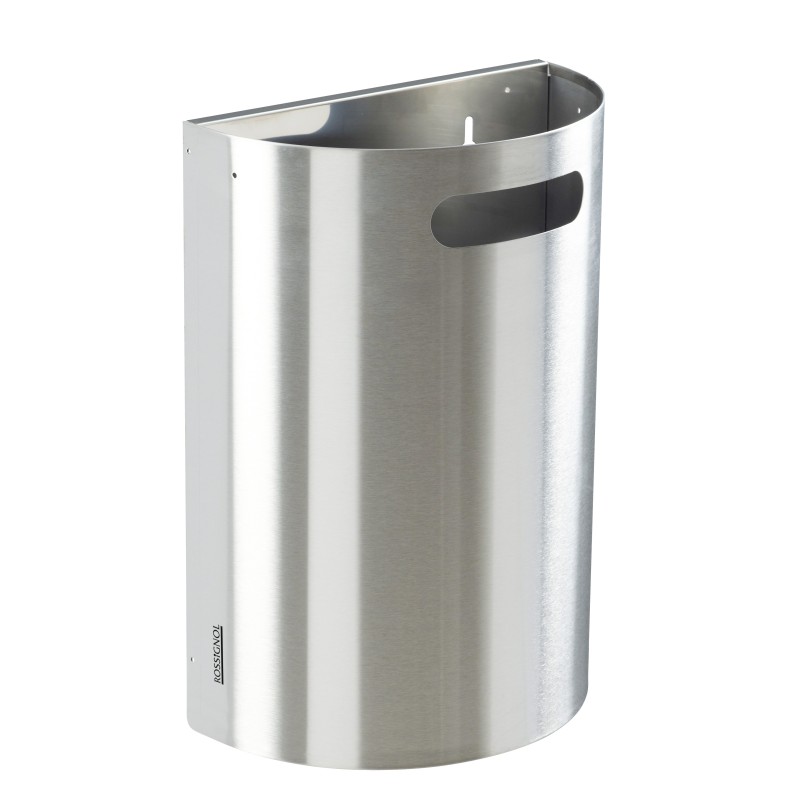 Corbeille décrochable murale en inox ARKEA
