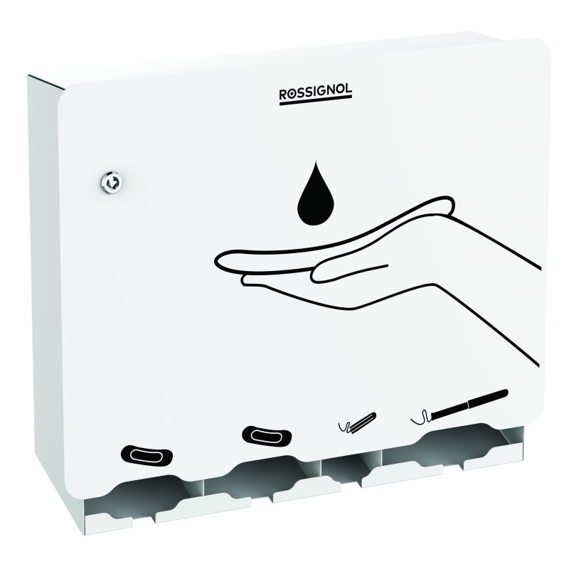 Distributeur de protections périodiques 4 compartiments GAIA