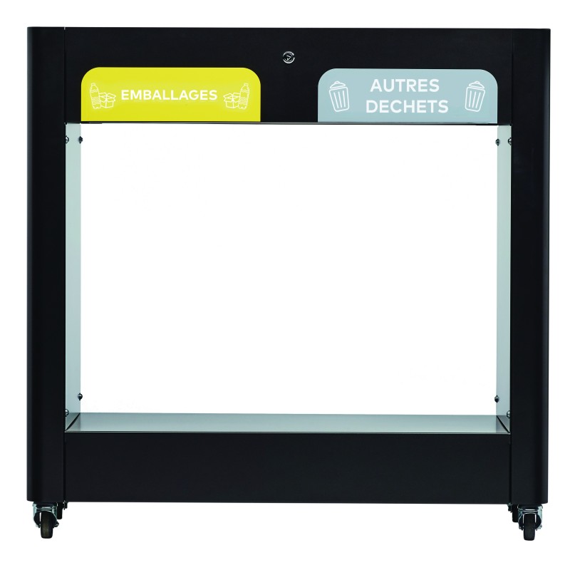 Meuble de tri 2x110L mobile vigipirate TRIMOUV
