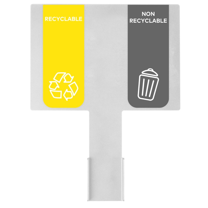 Plaque signalétique de tri + planche de stickers CITWIN PREMIUM