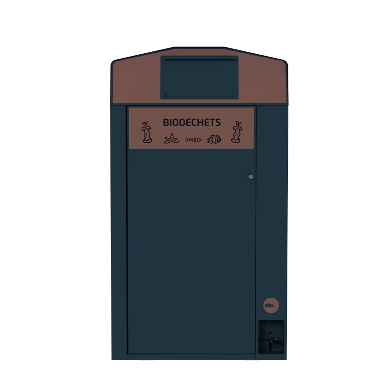 Point de tri biodéchets avec pédale 240L TRIROK