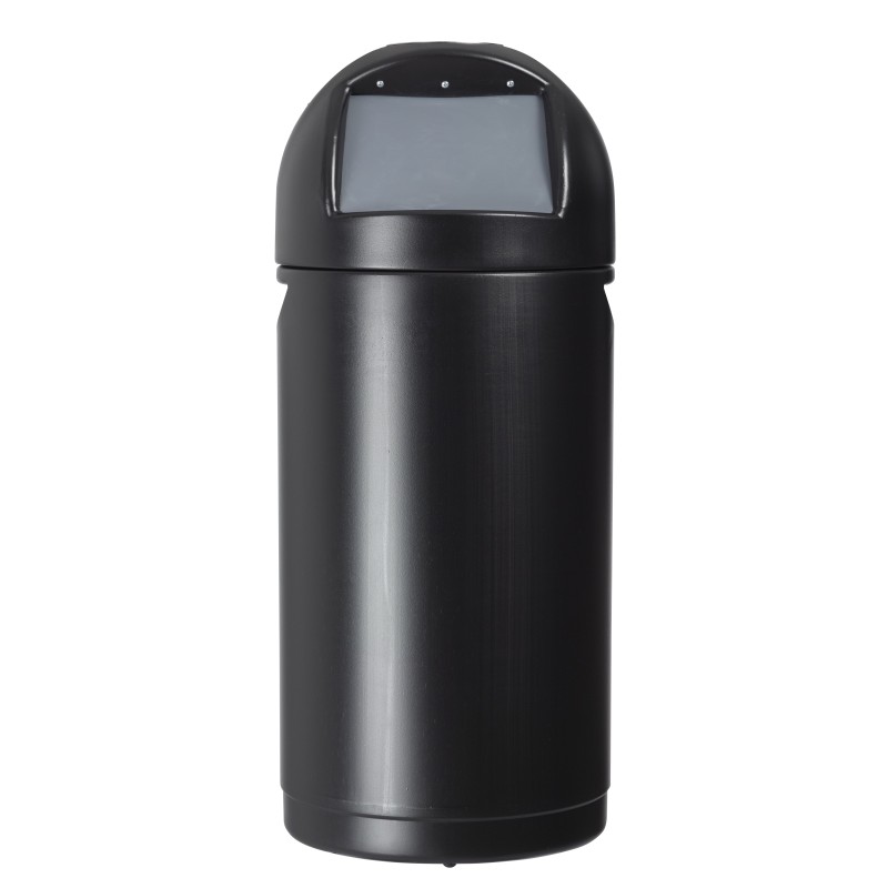 Poubelle 52L couvercle à trappe CYVOMAX GREEN