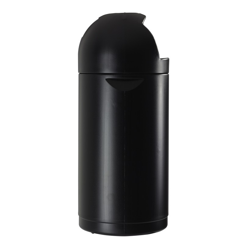 Poubelle 52L couvercle à trappe CYVOMAX GREEN