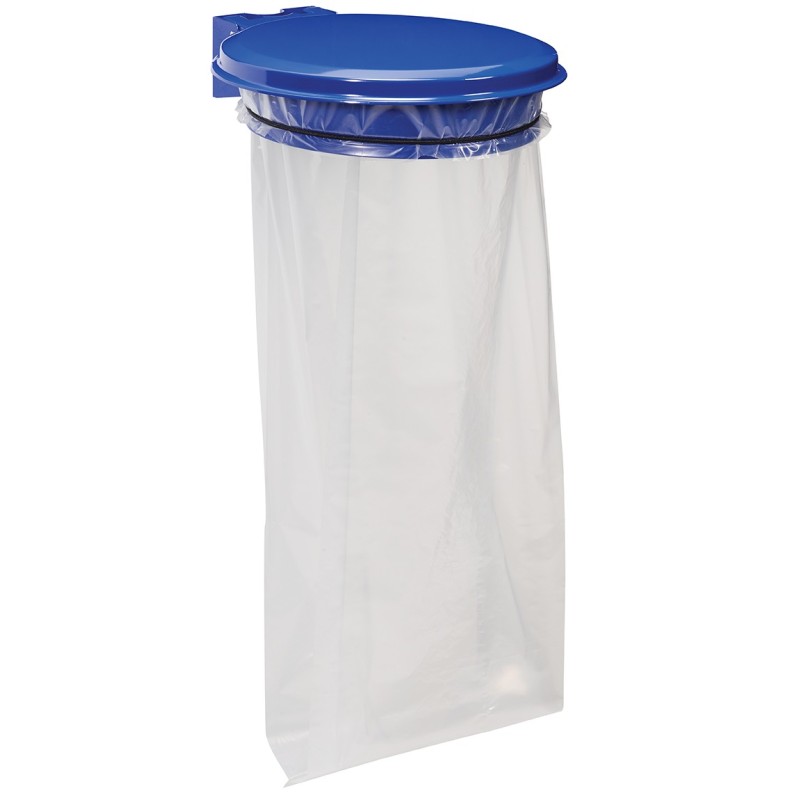 Support sac 110L mural avec couvercle COLLECMUR ESSENTIEL