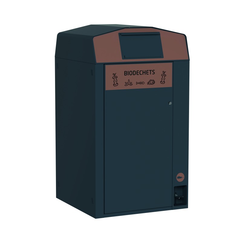 Point de tri biodéchets avec pédale 240L TRIROK